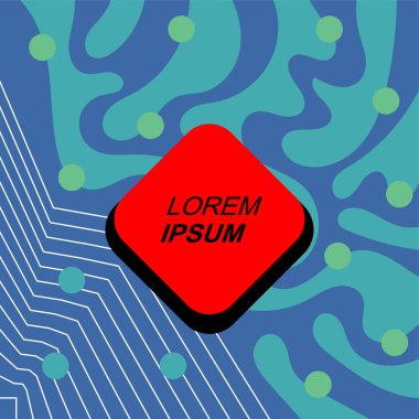 Çağdaş Çizgili Mozaik Tasarım ve Organik Geometrik Şekiller. Soyut Geometrik Kolaj Karışık Çizgiler ve Eğri Şekiller. Poster veya sosyal medya paylaşımı için soyut arkaplan