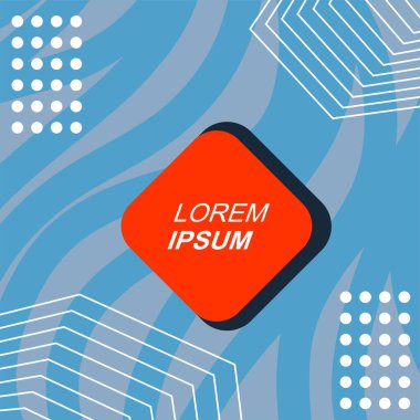 Soyut Geometrik Arkaplan Çizgileri, Eğriler, Mozaik Şekiller Vektör Sanatı. Poster sanatı veya ilgili grafik projesi için soyut arkaplan.