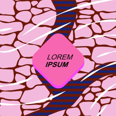 Dinamik Soyut Kompozisyon Çizgileri, Girdap ve Geometrik Elementler. Tarz Vektör Arkaplanı: Çizgiler, Eğriler ve Dekoratif Şekiller. Poster veya sosyal medya için soyut arkaplan.