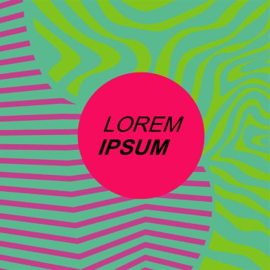 Dinamik Soyut Kompozisyon Çizgileri, Girdap ve Geometrik Elementler. Tarz Vektör Arkaplanı: Çizgiler, Eğriler ve Dekoratif Şekiller. Poster veya sosyal medya için soyut arkaplan.