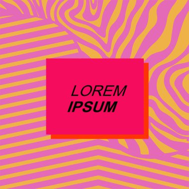Dinamik Soyut Kompozisyon Çizgileri, Girdap ve Geometrik Elementler. Tarz Vektör Arkaplanı: Çizgiler, Eğriler ve Dekoratif Şekiller. Poster veya sosyal medya için soyut arkaplan.
