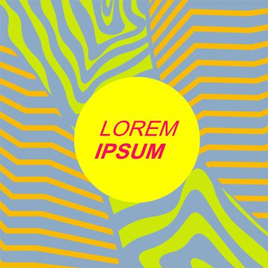 Dinamik Soyut Kompozisyon Çizgileri, Girdap ve Geometrik Elementler. Tarz Vektör Arkaplanı: Çizgiler, Eğriler ve Dekoratif Şekiller. Poster veya sosyal medya için soyut arkaplan.