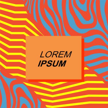 Dinamik Soyut Kompozisyon Çizgileri, Girdap ve Geometrik Elementler. Tarz Vektör Arkaplanı: Çizgiler, Eğriler ve Dekoratif Şekiller. Poster veya sosyal medya için soyut arkaplan.