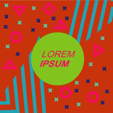 Dinamik Soyut Kompozisyon Çizgileri, Girdap ve Geometrik Elementler. Tarz Vektör Arkaplanı: Çizgiler, Eğriler ve Dekoratif Şekiller. Poster veya sosyal medya için soyut arkaplan.