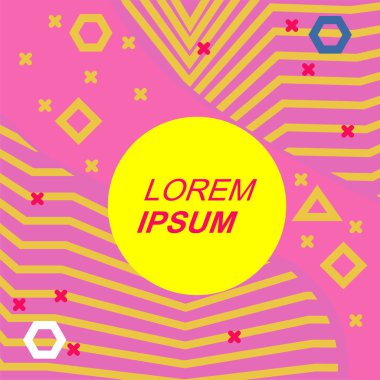 Dinamik Soyut Kompozisyon Çizgileri, Girdap ve Geometrik Elementler. Tarz Vektör Arkaplanı: Çizgiler, Eğriler ve Dekoratif Şekiller. Poster veya sosyal medya için soyut arkaplan.