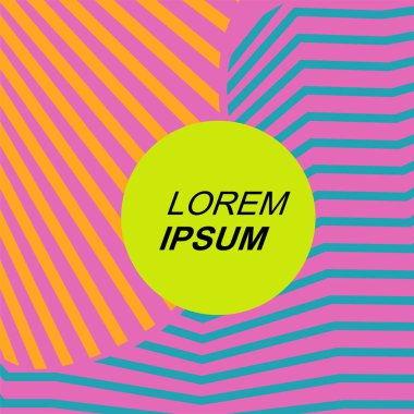 Dinamik Soyut Kompozisyon Çizgileri, Girdap ve Geometrik Elementler. Tarz Vektör Arkaplanı: Çizgiler, Eğriler ve Dekoratif Şekiller. Poster veya sosyal medya için soyut arkaplan.