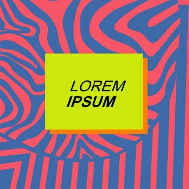 Dinamik Soyut Kompozisyon Çizgileri, Girdap ve Geometrik Elementler. Tarz Vektör Arkaplanı: Çizgiler, Eğriler ve Dekoratif Şekiller. Poster veya sosyal medya için soyut arkaplan.