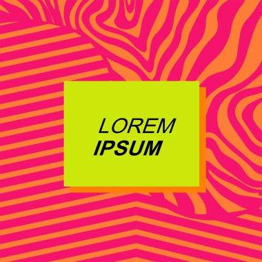 Dinamik Soyut Kompozisyon Çizgileri, Girdap ve Geometrik Elementler. Tarz Vektör Arkaplanı: Çizgiler, Eğriler ve Dekoratif Şekiller. Poster veya sosyal medya için soyut arkaplan.