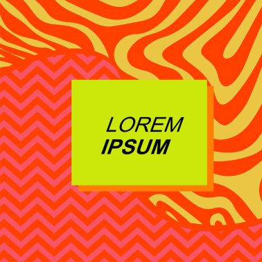 Dinamik Soyut Kompozisyon Çizgileri, Girdap ve Geometrik Elementler. Tarz Vektör Arkaplanı: Çizgiler, Eğriler ve Dekoratif Şekiller. Poster veya sosyal medya için soyut arkaplan.