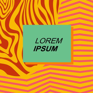 Dinamik Soyut Kompozisyon Çizgileri, Girdap ve Geometrik Elementler. Tarz Vektör Arkaplanı: Çizgiler, Eğriler ve Dekoratif Şekiller. Poster veya sosyal medya için soyut arkaplan.