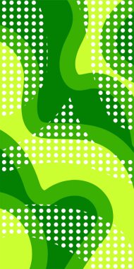 Dekoratif Vektör Arkaplan Organik Akış ve Geometrik Kesinlik. Boho Soyut Arkaplan Eğrisi Çizgileri ve Geometrik Aksanlar. Geometrik şekillerin mozaiğiyle soyut arkaplan.