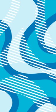 Dekoratif Vektör Arkaplan Organik Akış ve Geometrik Kesinlik. Boho Soyut Arkaplan Eğrisi Çizgileri ve Geometrik Aksanlar. Geometrik şekillerin mozaiğiyle soyut arkaplan.