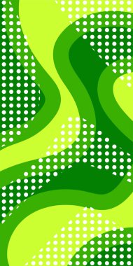 Dekoratif Vektör Arkaplan Organik Akış ve Geometrik Kesinlik. Boho Soyut Arkaplan Eğrisi Çizgileri ve Geometrik Aksanlar. Geometrik şekillerin mozaiğiyle soyut arkaplan.