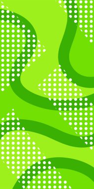 Dekoratif Vektör Arkaplan Organik Akış ve Geometrik Kesinlik. Boho Soyut Arkaplan Eğrisi Çizgileri ve Geometrik Aksanlar. Geometrik şekillerin mozaiğiyle soyut arkaplan.