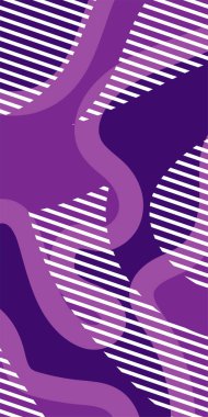 Dekoratif Vektör Arkaplan Organik Akış ve Geometrik Kesinlik. Boho Soyut Arkaplan Eğrisi Çizgileri ve Geometrik Aksanlar. Geometrik şekillerin mozaiğiyle soyut arkaplan.