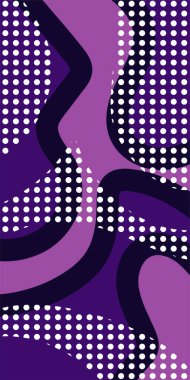 Dekoratif Vektör Arkaplan Organik Akış ve Geometrik Kesinlik. Boho Soyut Arkaplan Eğrisi Çizgileri ve Geometrik Aksanlar. Geometrik şekillerin mozaiğiyle soyut arkaplan.