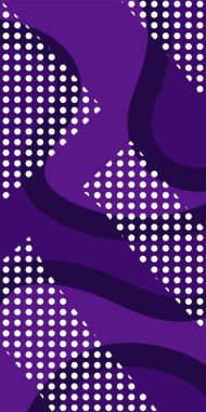 Dekoratif Vektör Arkaplan Organik Akış ve Geometrik Kesinlik. Boho Soyut Arkaplan Eğrisi Çizgileri ve Geometrik Aksanlar. Geometrik şekillerin mozaiğiyle soyut arkaplan.