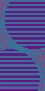 Dekoratif Vektör Arkaplan Organik Akış ve Geometrik Kesinlik. Boho Soyut Arkaplan Eğrisi Çizgileri ve Geometrik Aksanlar. Geometrik şekillerin mozaiğiyle soyut arkaplan.