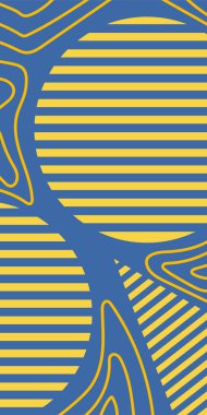 Dekoratif Vektör Arkaplan Organik Akış ve Geometrik Kesinlik. Boho Soyut Arkaplan Eğrisi Çizgileri ve Geometrik Aksanlar. Geometrik şekillerin mozaiğiyle soyut arkaplan.