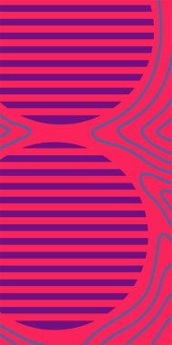 Dekoratif Vektör Arkaplan Organik Akış ve Geometrik Kesinlik. Boho Soyut Arkaplan Eğrisi Çizgileri ve Geometrik Aksanlar. Geometrik şekillerin mozaiğiyle soyut arkaplan.