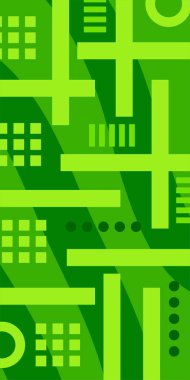 Geometrik şekilli soyut arkaplan sanatı. Memphis tarzı sanat posterleri için soyut bir arka plan. Boho Soyut Arkaplan Eğrisi Çizgileri ve Geometrik Aksanlar.