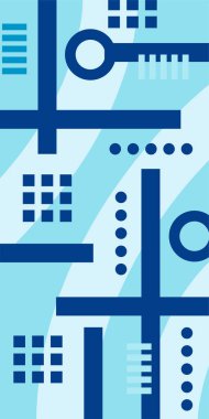 Geometrik şekilli soyut arkaplan sanatı. Memphis tarzı sanat posterleri için soyut bir arka plan. Boho Soyut Arkaplan Eğrisi Çizgileri ve Geometrik Aksanlar.