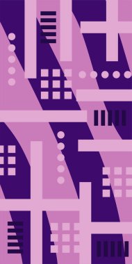 Geometrik şekilli soyut arkaplan sanatı. Memphis tarzı sanat posterleri için soyut bir arka plan. Boho Soyut Arkaplan Eğrisi Çizgileri ve Geometrik Aksanlar.