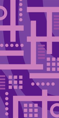 Geometrik şekilli soyut arkaplan sanatı. Memphis tarzı sanat posterleri için soyut bir arka plan. Boho Soyut Arkaplan Eğrisi Çizgileri ve Geometrik Aksanlar.