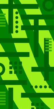 Geometrik şekilli soyut arkaplan sanatı. Memphis tarzı sanat posterleri için soyut bir arka plan. Boho Soyut Arkaplan Eğrisi Çizgileri ve Geometrik Aksanlar.