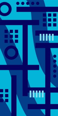 Geometrik şekilli soyut arkaplan sanatı. Memphis tarzı sanat posterleri için soyut bir arka plan. Boho Soyut Arkaplan Eğrisi Çizgileri ve Geometrik Aksanlar.