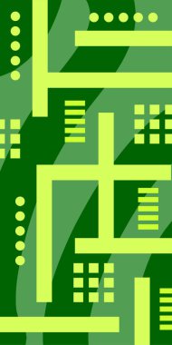 Geometrik şekilli soyut arkaplan sanatı. Memphis tarzı sanat posterleri için soyut bir arka plan. Boho Soyut Arkaplan Eğrisi Çizgileri ve Geometrik Aksanlar.