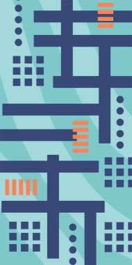 Geometrik şekilli soyut arkaplan sanatı. Memphis tarzı sanat posterleri için soyut bir arka plan. Boho Soyut Arkaplan Eğrisi Çizgileri ve Geometrik Aksanlar.