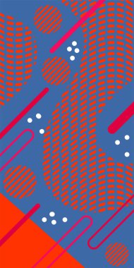 Modern Soyut Mozaik Geometrik Şekiller ve Süslü Vektör Tasarımı. Geometrik şekillerin mozaiğiyle soyut arkaplan süslemeleri. Memphis tarzı sanat ile poster için soyut arkaplan.