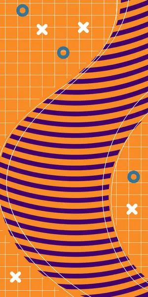 Modern Soyut Mozaik Geometrik Şekiller ve Süslü Vektör Tasarımı. Geometrik şekillerin mozaiğiyle soyut arkaplan süslemeleri. Memphis tarzı sanat ile poster için soyut arkaplan.