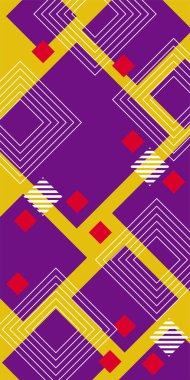 Geometrik şekilli ve çizgili soyut bir arkaplan. Soyut arkaplan vektör sanatı.