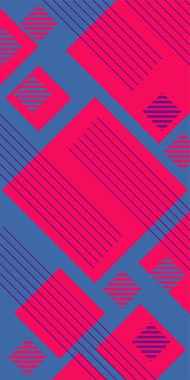 Geometrik şekilli ve çizgili soyut bir arkaplan. Soyut arkaplan vektör sanatı.