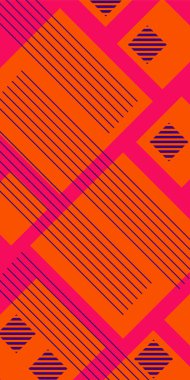 Geometrik şekilli ve çizgili soyut bir arkaplan. Soyut arkaplan vektör sanatı.