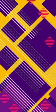 Geometrik şekilli ve çizgili soyut bir arkaplan. Soyut arkaplan vektör sanatı.