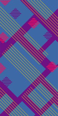 Geometrik şekilli ve çizgili soyut bir arkaplan. Soyut arkaplan vektör sanatı.