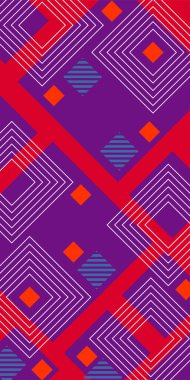 Geometrik şekilli ve çizgili soyut bir arkaplan. Soyut arkaplan vektör sanatı.