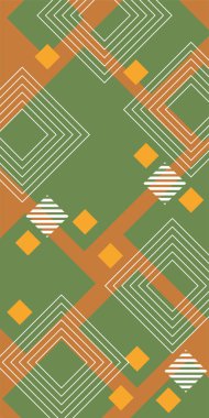 Geometrik şekilli ve çizgili soyut bir arkaplan. Soyut arkaplan vektör sanatı.