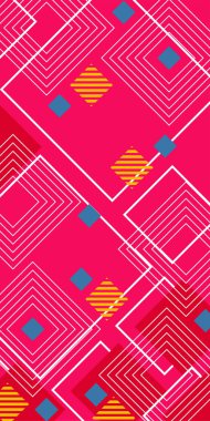 Geometrik şekilli ve çizgili soyut bir arkaplan. Soyut arkaplan vektör sanatı.