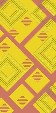 Geometrik şekilli ve çizgili soyut bir arkaplan. Soyut arkaplan vektör sanatı.