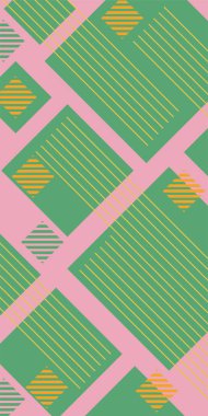 Geometrik şekilli ve çizgili soyut bir arkaplan. Soyut arkaplan vektör sanatı.