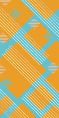 Geometrik şekilli ve çizgili soyut bir arkaplan. Soyut arkaplan vektör sanatı.