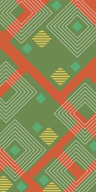 Geometrik şekilli ve çizgili soyut bir arkaplan. Soyut arkaplan vektör sanatı.