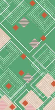 Geometrik şekilli ve çizgili soyut bir arkaplan. Soyut arkaplan vektör sanatı.