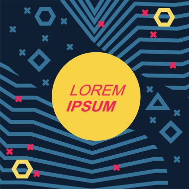 Çizgilerin soyut arka plan vektör sanatı ve geometrik şekil süslemeleri. Geometrik süsler ve çizgili sanatın soyut arkaplanı.