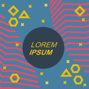 Çizgilerin soyut arka plan vektör sanatı ve geometrik şekil süslemeleri. Geometrik süsler ve çizgili sanatın soyut arkaplanı.