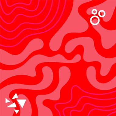 Soyut arka plan vektör sanatı dalgalı doku, çizgiler ve kıvrımlar şekil örtüsü. Dalgalı doku üzerindeki geometrik süslemelerin soyut arkaplanı.